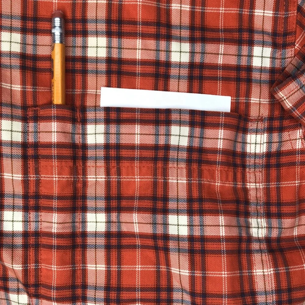 Eddie Bauer Men’s Button Front Long Sleeve Outdoors Plaid Shirt | Size Medium - Picture 4 of 8